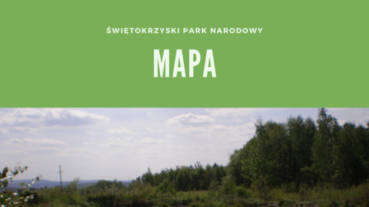 Świętokrzyski Park Narodowy Mapa